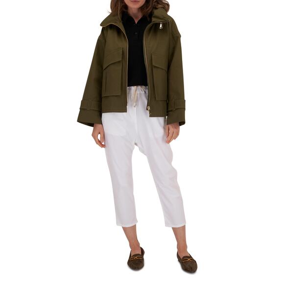 Nili Lotan Casablanca Pant Eggshell Twill Relaxed Slouchy Dropped Crotch SZ XS - Picture 1 of 7